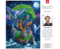 CENEGA Roch Urbaniak Wyspa Sów Puzzles 1000 - 1133205 - zdjęcie 2